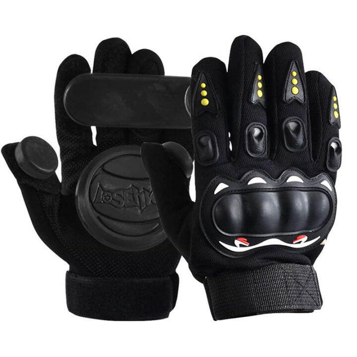 Downhill Skateboard Gloves Roller Long Board Slider Turning Slide Brake