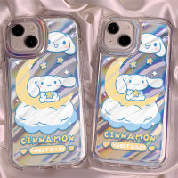 เคส VIVO Y36 Y36 5G เคสมือถือ VIVO V27 V27E V27 Pro V25 V23 Y72 5G เคสบัตรเลเซอร์กากเพชรรูปการ์ตูนซินนามอนการพิมพ์ที่น่ารักน่ารักลายการ์ตูนเคสปกป้องเลนส์กล้องกันกระแทกใหม่เคสโทรศัพท์ TPU น้ำกระเพื่อม3D ใหม่