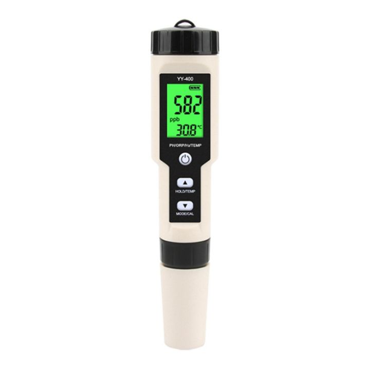 New YY-400 Hydrogen Ion Concentration Water Quality Test Pen PH/ORP/H2 ...