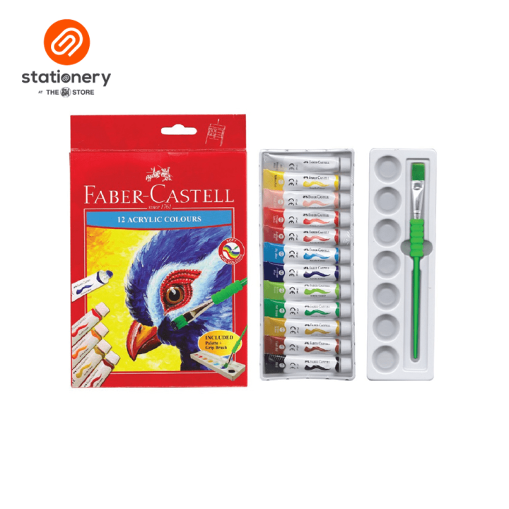Faber Castell Acrylic Color Tubes 12ml 12 Colors Lazada PH