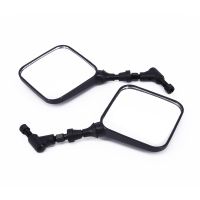 1pair Motorcycle Rear View Mirrors For Suzuki Handlebar Mount 14cmx14cm Motorbike Side Mirrors Accessories Mirrors