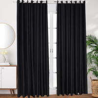 1pc Essential Thermal Insulated Solid Grommet Top Blackout Curtains/Drapes