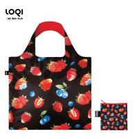 กระเป๋าผ้าแฟชั่นแบรนด์LOQI รุ่น Juicy Strawberries ใบใหญ่1ใบ+ใบเล็ก1ใบ พร้อมส่งจากไทย