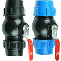 High efficiency Original quick-connect pipe fittings quick connector switch valve plastic pe water pipe straight ball valve 4 minutes 6 minutes 1.2