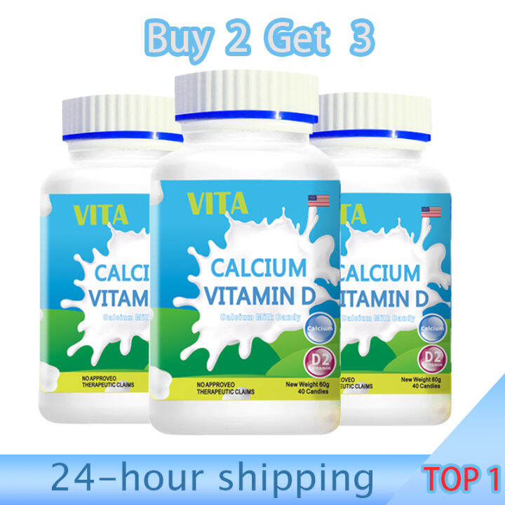 Grow Tall Height Calcium Supplement Tablets Growth Cover Chewable Milk