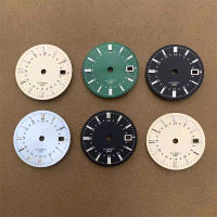 หน้าปัดนาฬิกา31มม. หน้าปัดนาฬิกาดัดแปลงนาฬิกาปฏิทินเดียวสำหรับอุปกรณ์เสริม NH34 Gmt/ NH35/NH36/4R3 6นาฬิกาข้อมือ