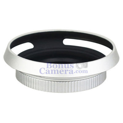 Z-O14-42II(S) ฮู้ดสีเงินและฝาปิดเลนส์อัตโนมัติ Panasonic Lumix G Vario 12-32mm f/3.5-5.6 ASPH. Lens Hood+Auto Lens Cap