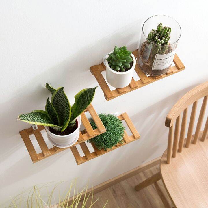 1-2-3pcs-bamboo-living-room-decoration-hanger-wall-hanging-flower-shelf-bedroom-wall-partition-storage-rack-for-flowers-plants