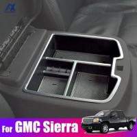 คอนโซลกลางสำหรับเชฟโรเลตยูคอนถล่ม Chevy Tahoe GMC Sierra Silverado ชานเมือง1500 2500ออแกไนเซอร์ที่เท้าแขนกล่องเก็บ