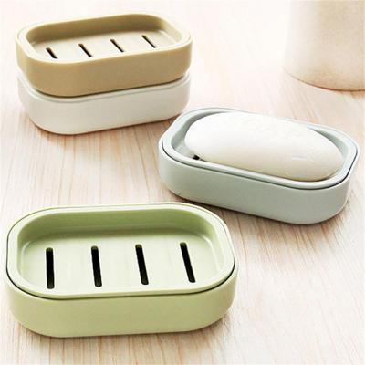 Soap Box Draining Soap Storage Rack Punch-Free Suction Cup Personalized Cute Household Shelf Bathroom Soap Container Soap Dishes