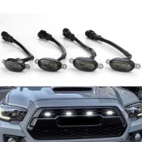 [Hot K] ไฟ LED รถ4ชิ้นสำหรับ Jeep Grand Cherokee 2003-2021กระจังหน้าตะแกรง LED ไฟสไตล์ Raptor กลุ่ม