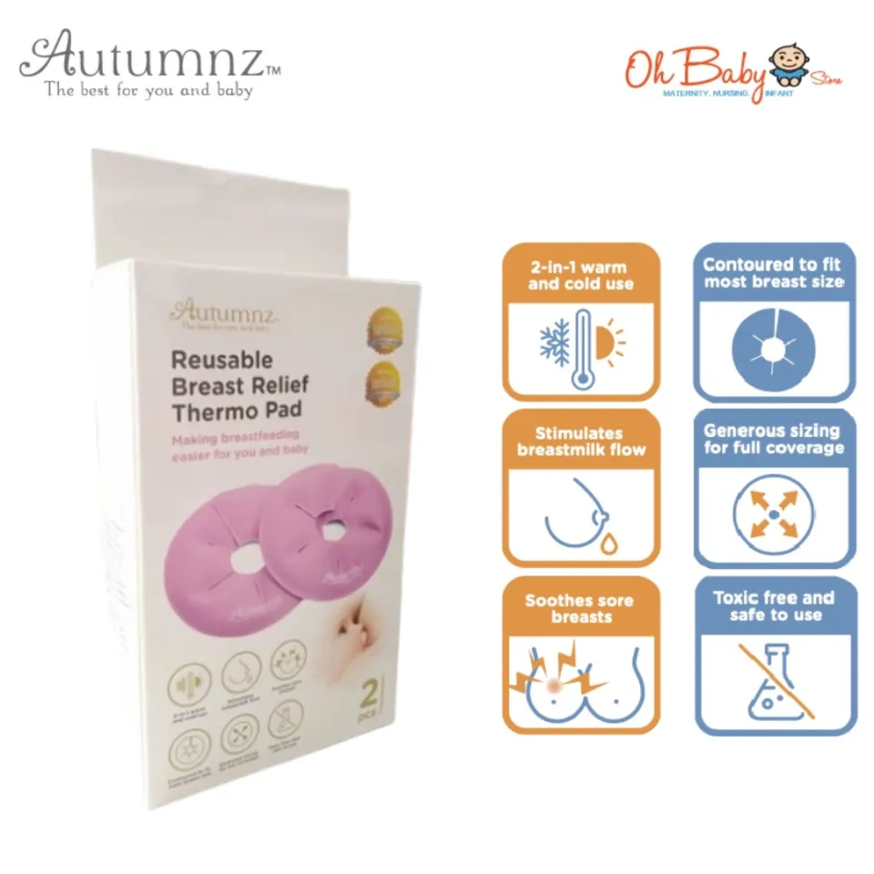 Autumnz Reusable Breast Relief Thermo Pads (Therapy Stimulate Milk