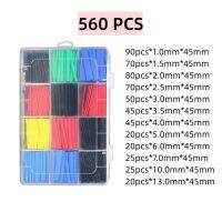 ▬◐ 560PCS Retraction ratio 2:1 Insulated Heat Shrink Tube Polyolefin Tubing Heat Shrink Cable Sleeving Electronic Wire Protection