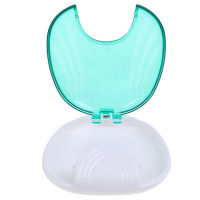 Follow Get New[Beautiful SS] 1pcs ฟันปลอมทำความสะอาดกล่อง denture bath Container Holder Case