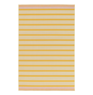 Rug flatwoven, in/outdoor,striped - 160X230 cm.