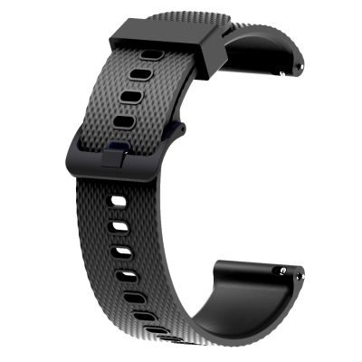 แถบนาฬิกาซิลิโคนสปอร์ตสำหรับ Garmin Vivoactive 3 20มม. (สีดำ) (ลดเอง)