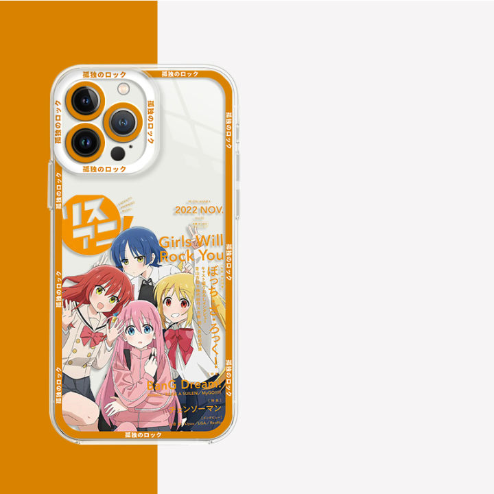 เคสมือถือสำหรับ-samsung-galaxy-s23-plus-s22-s20-s21พิเศษ-fe-note-10-lite-10-pro-20-j2-j7-g530ชั้นหนึ่ง-j6-j4บวก-a42เคส-a72ซิลิโคนนิ่มใสอะนิเมะ-bocchi-the-rock-got-hitori-yamada-ry-โปร่งใสป้องกันเต็มรู