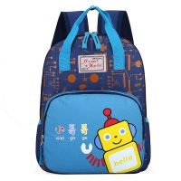 【Hot Sale】 Factory direct of childrens schoolbag new printing robot backpack large capacity kindergarten a dropshipping