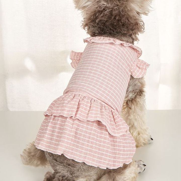 ชุดกระโปรงแมว-ชุดหมา-ชุดสัตว์เลี้ยง-เสื้อหมา-เสื้อแมว-เดรสหมา-เดรสแมว-printing-fabric-pet-dress