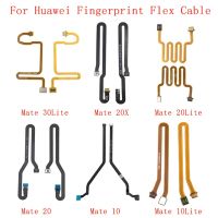 เซ็นเซอร์ลายนิ้วมือปุ่มโฮม Flex Cable Ribbon สําหรับ Huawei Mate 30Lite 20 20X 20Lite 10 10Pro 10Lite 9 P Smart Touch Sensor