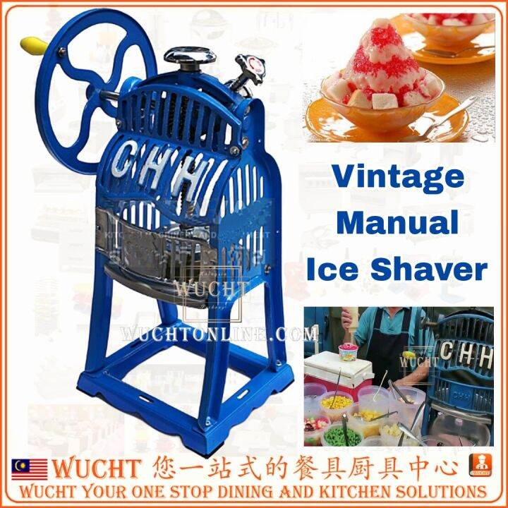 【WUCHT】Traditional Ice Shaver Manual Ice Shaver Thai ABC Machine CHH Thai Ice Shaver Dessert
