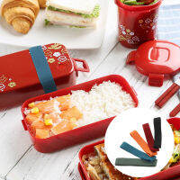 RUDMALL 10 ชิ้น BENTO BENTO BOX SROPS กล่องอาหารกลางวันที่ยืดหยุ่นได้