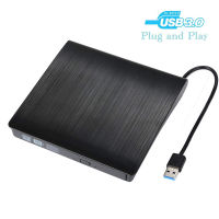 USB 3.0ไดรฟ์ดีวีดีภายนอกบางเฉียบ Cd DVD-RW Dvdcd Rom Rewriter Burner Writer การถ่ายโอนข้อมูลความเร็วสูงสำหรับแล็ปท็อปเดสก์ท็อป