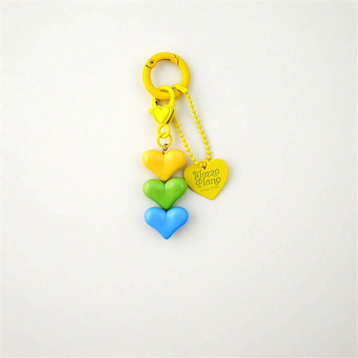 jewelry-gifts-key-ring-for-women-girls-car-keys-handbag-pendant-heart-keychain-acrylic-plastic-link-chain