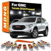 MDNG สำหรับ GMC Terrain 2010 2011 2012 2013 2014 2015-2023ยานพาหนะ LED ภายในโดมแผนที่ชุดไฟรถยนต์หลอดไฟ Led C An BUS ไม่มีข้อผิดพลาด