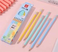 ดินสอ 2B แพ็ค 12 แท่ง ดินสอไม้ คละสี ดินสอสองบี ดินสอไม้ ดินสอทำข้อสอบ ดินสอเขียนแบบ ดินสอวาดรูป ดินสอแรเงา ดินสอดำ เครื่องเขียน พร้อมส่ง