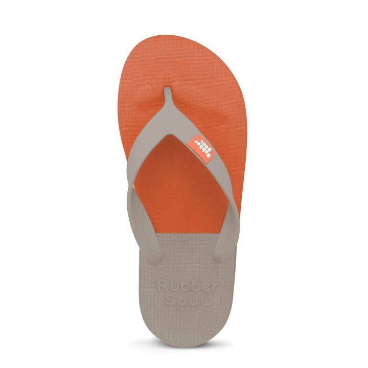 Rubber Soul Flip Flop Orange Brick Nude Lazada PH