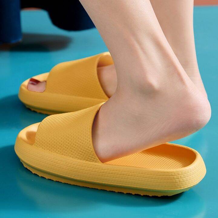 ขายดีที่สุด-ioztt2023-slippers-men-thick-sole-beach-slides-anti-slip-soft-sandals-fashion-flip-flops-ultra-light-shoes