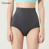 OZONE HIGH-WAISTED BIKINI บิกินี่เอวสูง สำหรับว่ายน้ำ สีเทา รุ่น WWP101 วันพีช บิกินี่