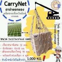 ถุงยกของ ตาข่ายยกสินค้า CarryNets ใช้ร่วมกับเครน ยกสินค้าได้อย่างปลอดภัย รับน้ำหนักไม่ต่ำกว่า 1,000 Kg.