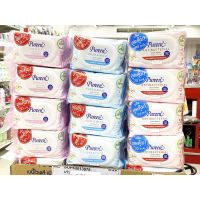 DES ทิชชู่เปียก wipes ทิชชู่ baby [4ห่อ] เพียวรีน ผ้าเปียก เบบี้ไวพส์ PUREEN Baby Wipes 70,80แผ่น แผ่นทำความสะอาด กระดาษเปียก