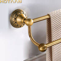 Antique ss Bathroom Towel Holder Single Towel Bar Towel Rack Solid Aluminium Towel Rail 60cm Bathroom Accessories