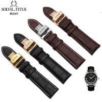 Suitable For TITUS watch strap genuine leather Butterfly buckle 2887 2825 3022 18mm 20mm