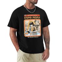 Science World For Stupid People T-Shirt Animal Print Shirt For T-Shirt For A Black T-Shirts For Men