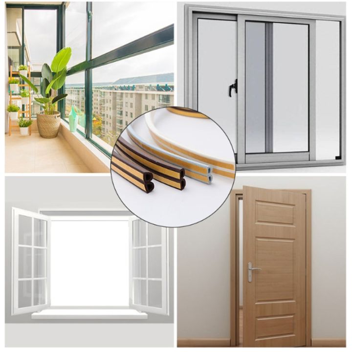 lz-6m-ied-type-door-weather-strip-self-adhesive-rubber-seal-foam-tape-window-dustproof-soundproof-insulation-strip-white-black-grey
