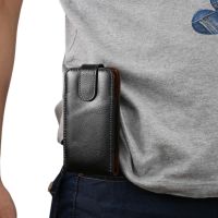 ✧ Genuine Leather Magnetic Mobile Phone Belt Clip Case Men Waist Bag For iPhone 14 Pro Max 13 12 11 XR X XS 7 8 Plus Holster Pouch