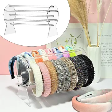 Headband Holder, Clear Headband Organizer, Acrylic Hair Hoop