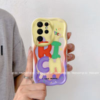 Phone Case เคส Samsung Galaxy S23 S22 S21 FE Ultra + Plus 5G 4G เคสการ์ตูนน่ารักปกป้องเลนส์2023ฝาหลังนุ่มกันกระแทก