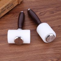 Leather Carving Hammer DIY Craft Cowhide Punch Cutting Nylon Hammer Tool with Wood Handle Leathercraft Leather Craft Tool