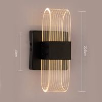 Indoor Acrylic Wall Lamp Modern LED Mounted Sconce Wall Light Warm White Cold White Natural light For Bedroom Corridor Stairs