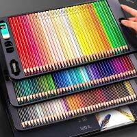 Xsyoo 24/36/48/72/120Colors Oily Color Pencil Sketching Colored Pencils Set Lron Box For Artist Drawing School Art Supplies Drawing Drafting