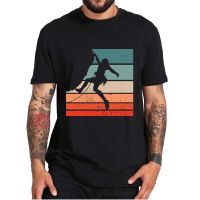 Vintage Rock Climber Mountain Funny Tshirt Rock Climbing Retro Design Essential Sports Tee Shirt Cotton