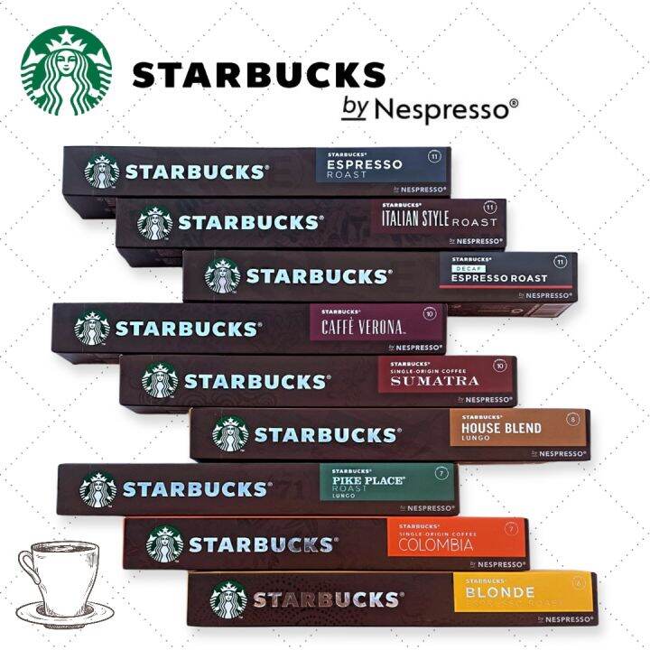 กาแฟแคปซูล สตาร์บัคส์ ใช้กับเครื่อง เนสเพรซโซ่ Capsule Starbucks