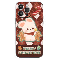 เคสโทรศัพท์มือถือคริสต์มาสสำหรับ IPhone Xmas เคสโทรศัพท์กันตกของขวัญสำหรับเพื่อนสมาชิกในครอบครัวลูกแบดมินตันทนทานคุณภาพสูง TD-MY