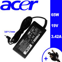 ACER อะแดปเตอร์ 65W  19V 3.42A  3.0x1.1mm เข้ากันได้กับ Aspire R14 R5-471T R5-471T-51UN