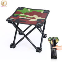 Portable Mini Camouflage Folding Stool Fishing Chair Maza For Camping Hiking Backpacking Gardening